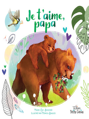 cover image of Je t'aime papa